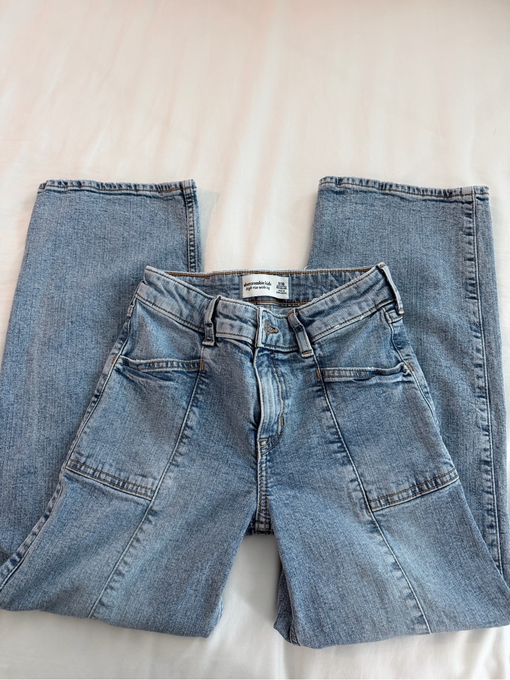 Abercrombie Kids Light Wash Blue Jeans